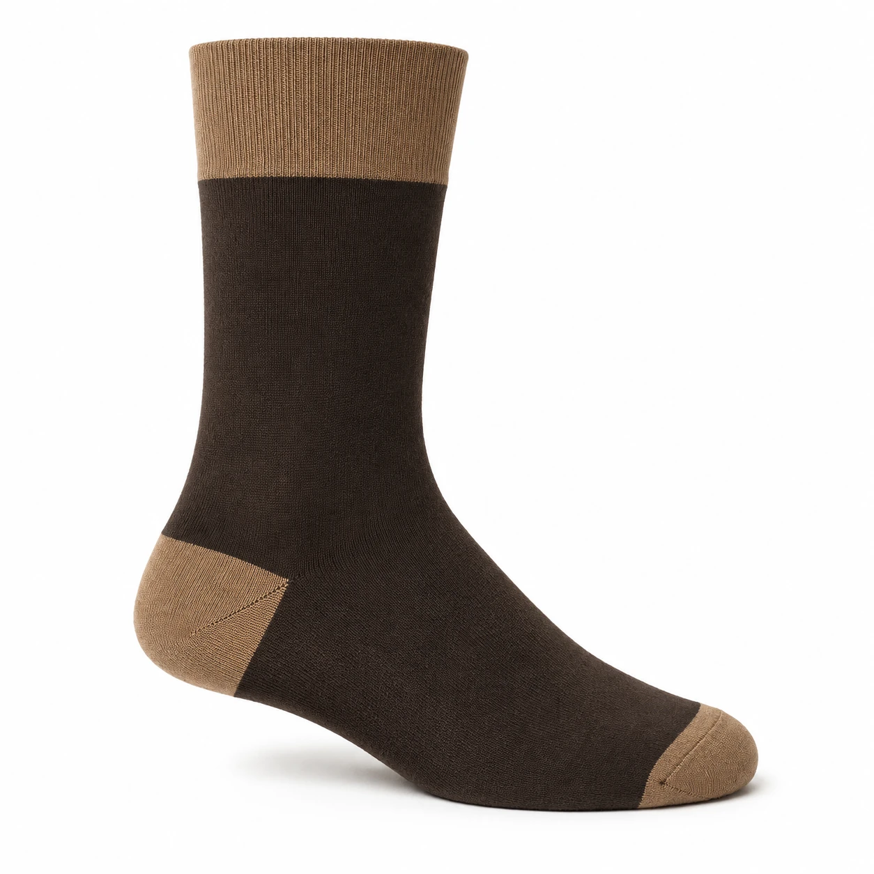 Classic Formal Black Brown Pair Socks