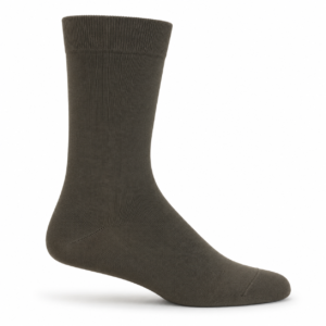 Plain Olive Pair Socks