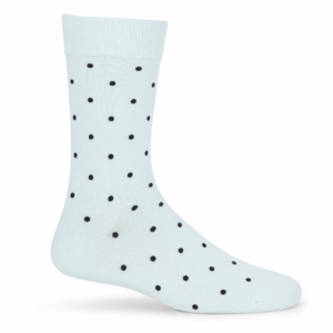 Light Blue Polka Dot Pair Socks