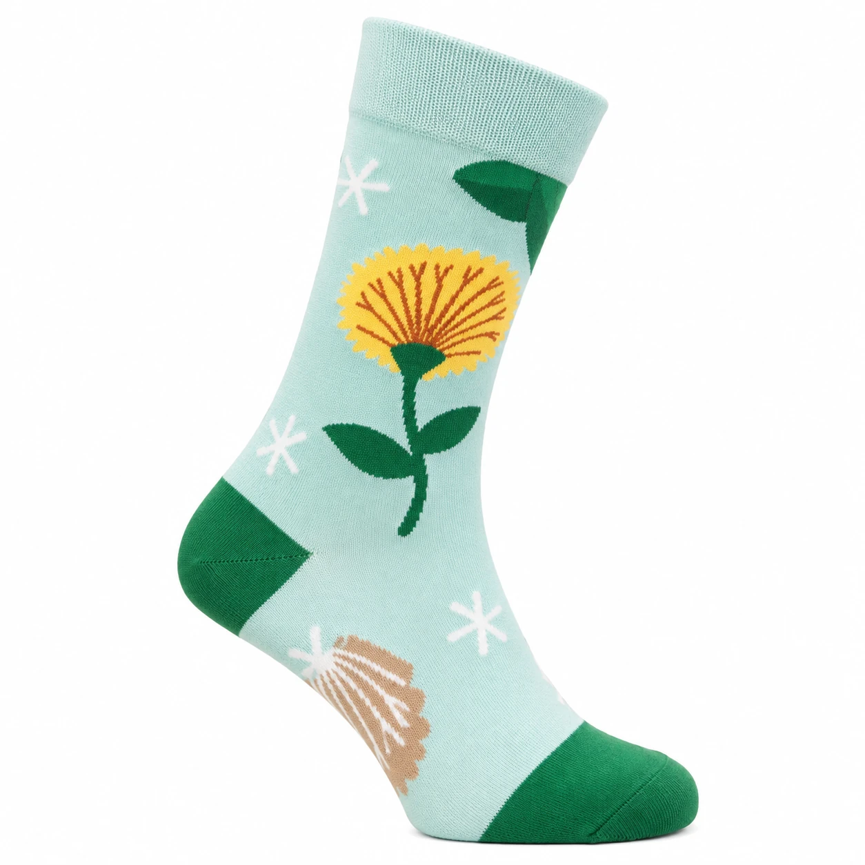 Yellow Pincushion Protea Pair Socks