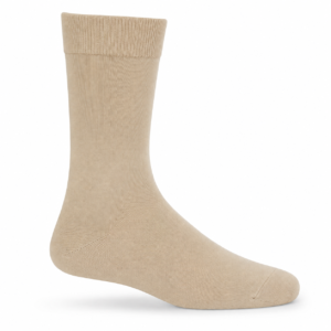 Plain Beige Pair Socks